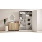 Etagère suspendue, 32x30x18,6 cm, noir Spacy