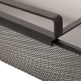 Etagère suspendue, 36,7x25x12,4 cm, noir Spacy