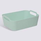 Panier en polypropylène, 12l, vert céladon Arche