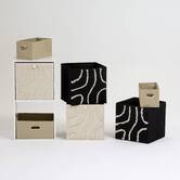 Boîte en carton, 31x31 cm, noir Mix'n modul