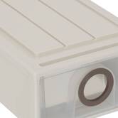 Tiroir en polypropylène, 2,5l, blanc Tide'n stak