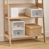 Tiroir en polypropylène, 2,5l, blanc Tide'n stak