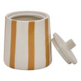 Pot à cotons, beige Strio