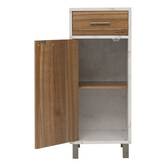 Meuble bas, 1 portes, 2 étagères Come