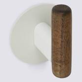 Lot de 2 patères adhésifs, beige Cassie