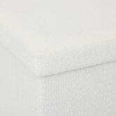 Pouf en mdf - panneau de fibres de bois, 31x31 cm, beige 