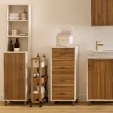 Desserte, 40x20x80 cm, marron Come