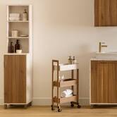 Desserte, 40x20x80 cm, marron Come