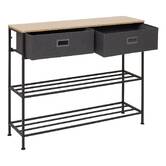 Console 2 tir gris fonce tissa Tissa