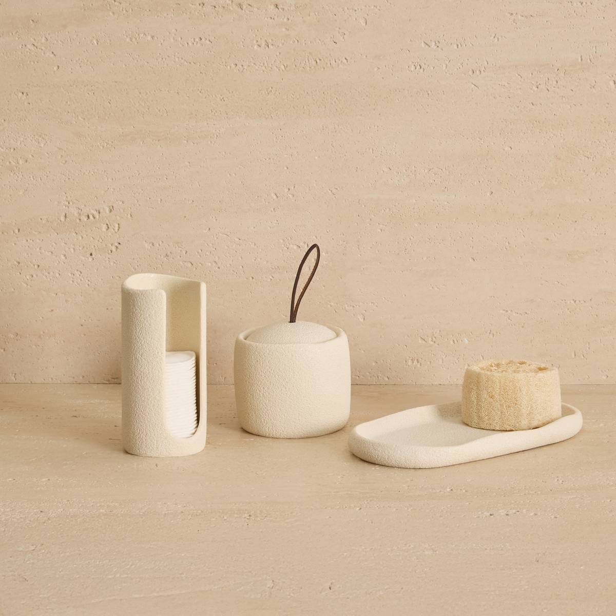 Plateau, 22,6x12,7x1,9 cm, beige Oleya