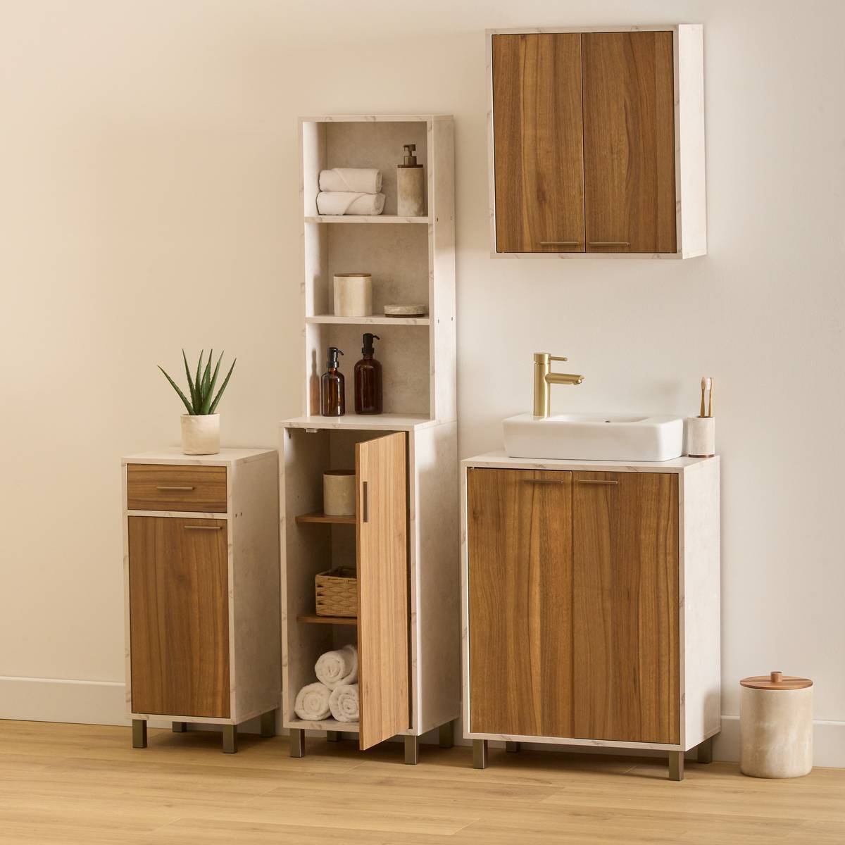 Étagère rectangulaire, 1 porte Come