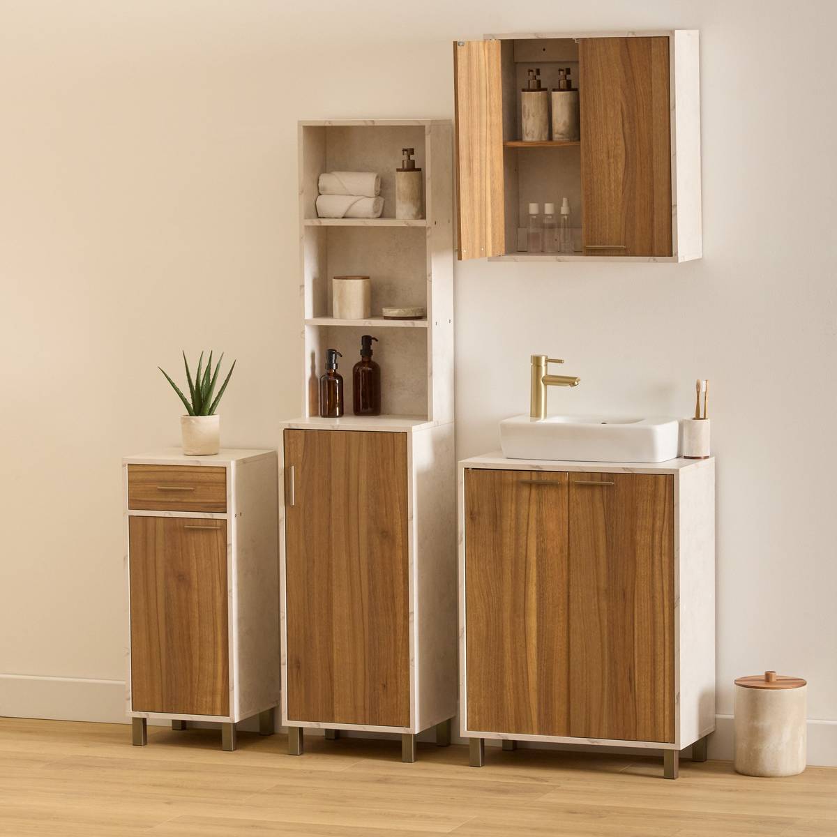 Meuble sous-lavabo Come