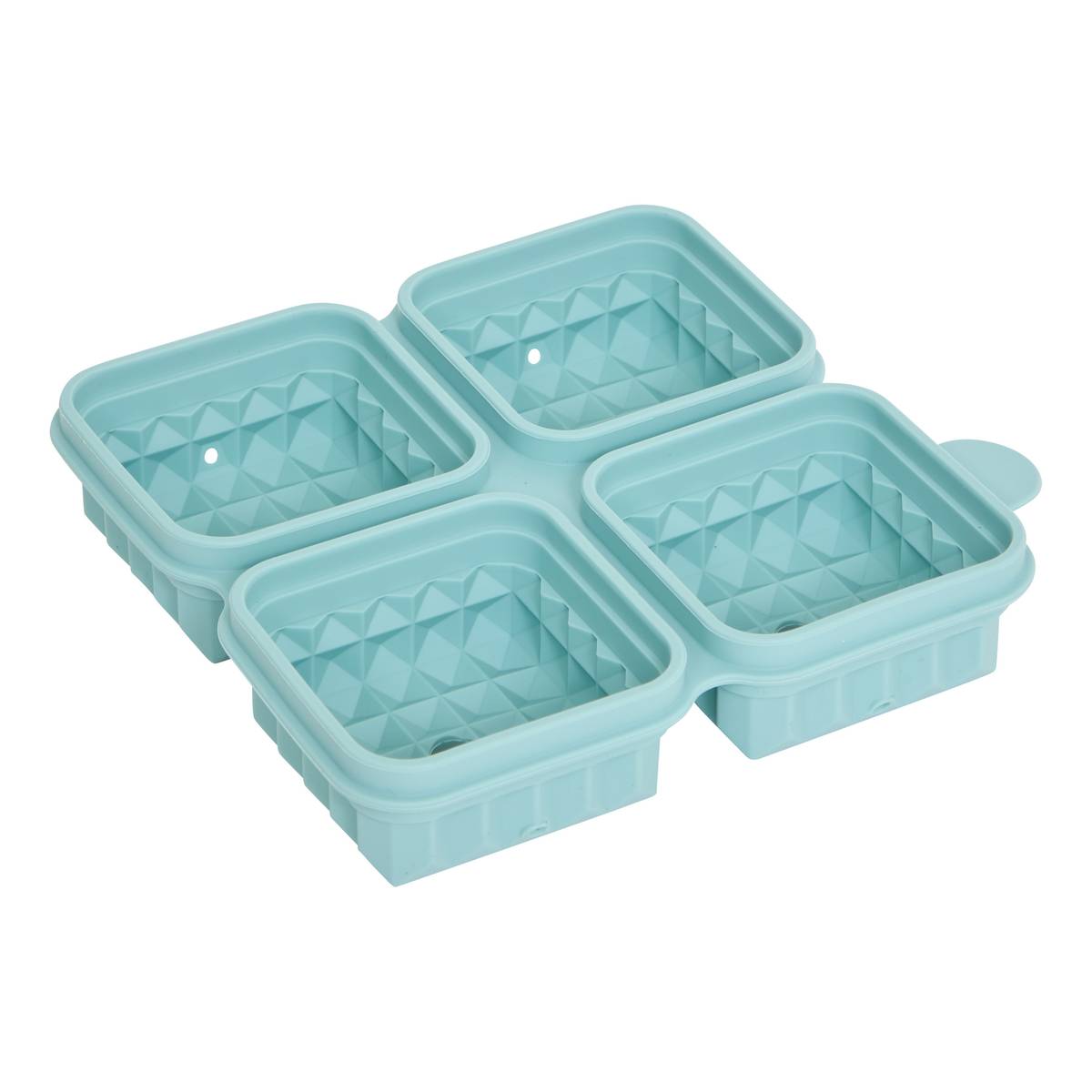 Bac à glaçons, 4 glaçons