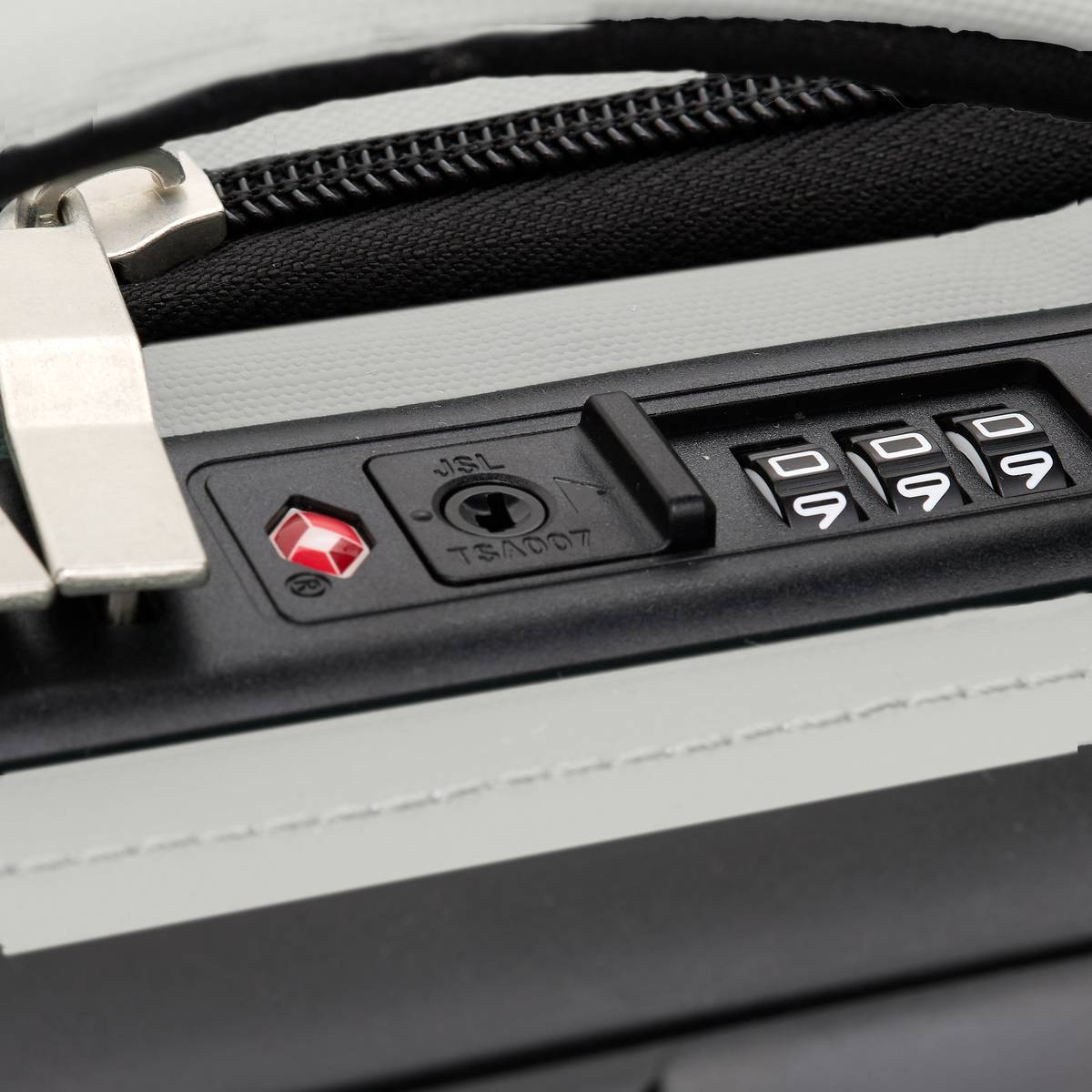 Set de 3 valises souples, 2 roues, fermeture tsa, argile 