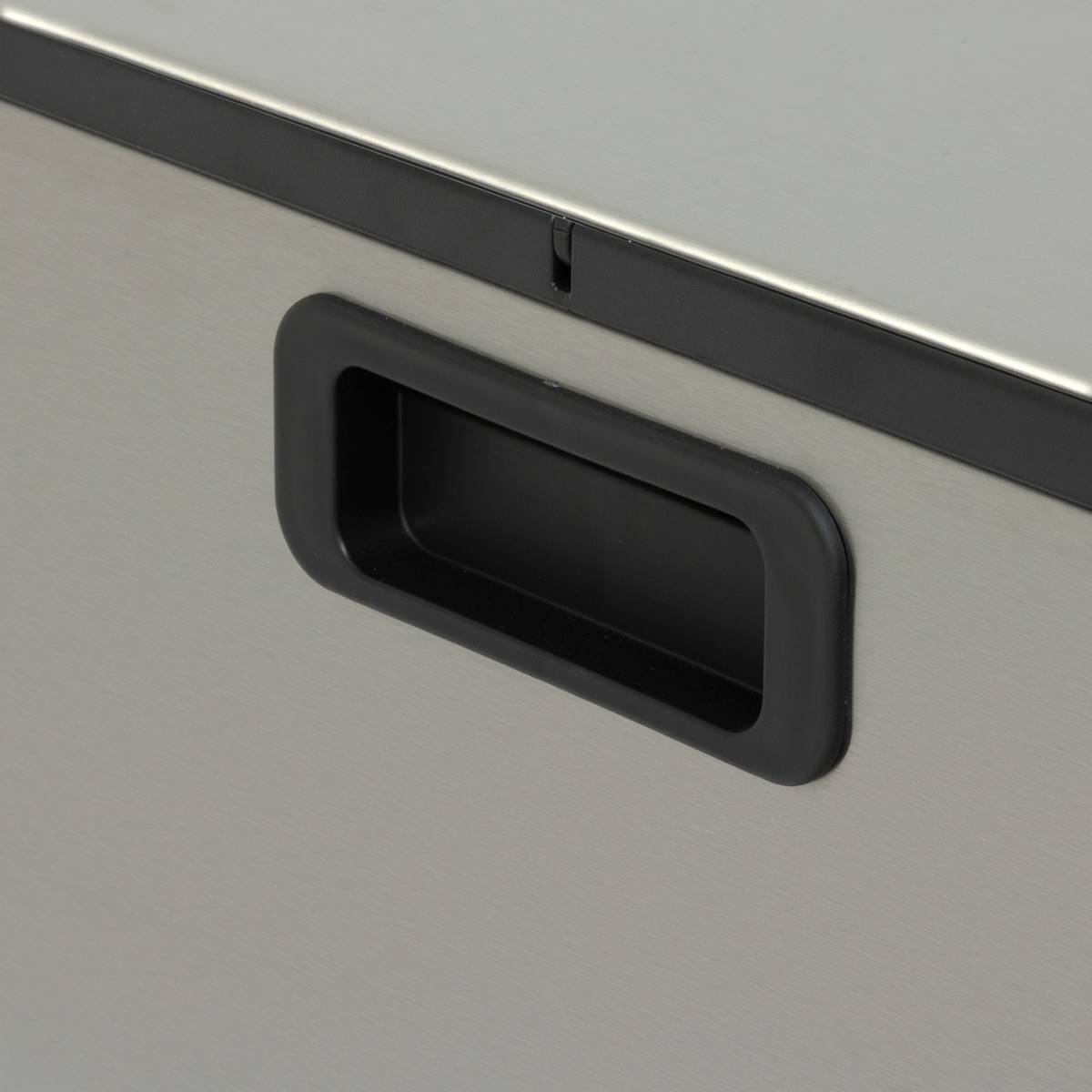 Poubelle 54 l, argent Delta