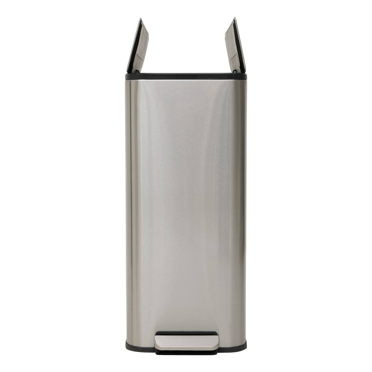 Poubelle 54 l, argent Delta