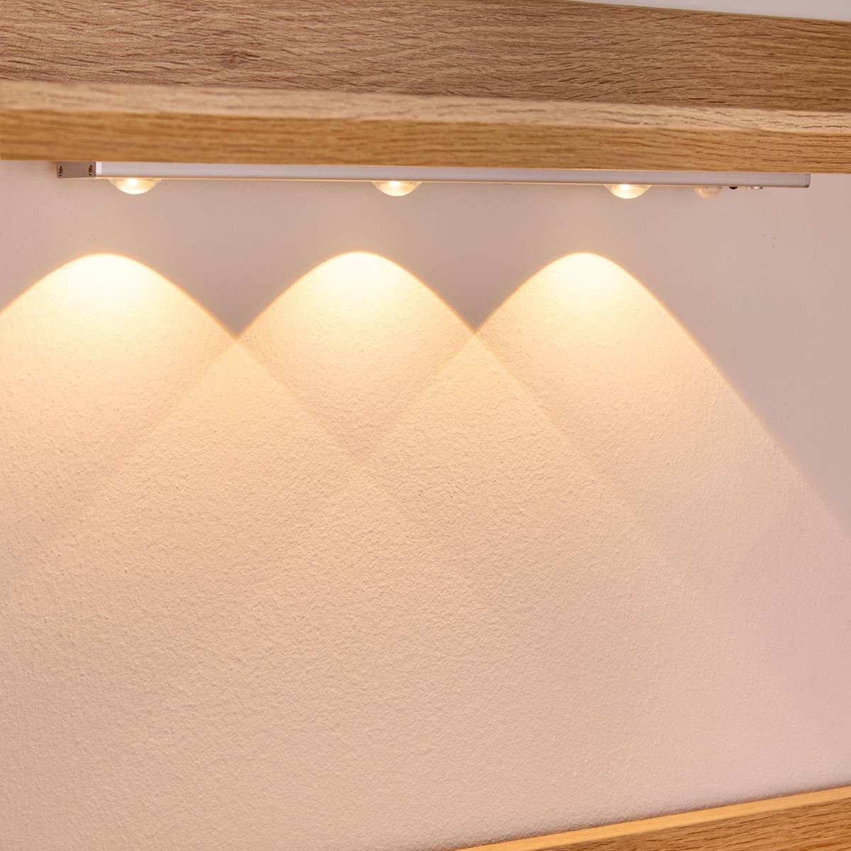 Lampe réglette led amovible, l.33 cm