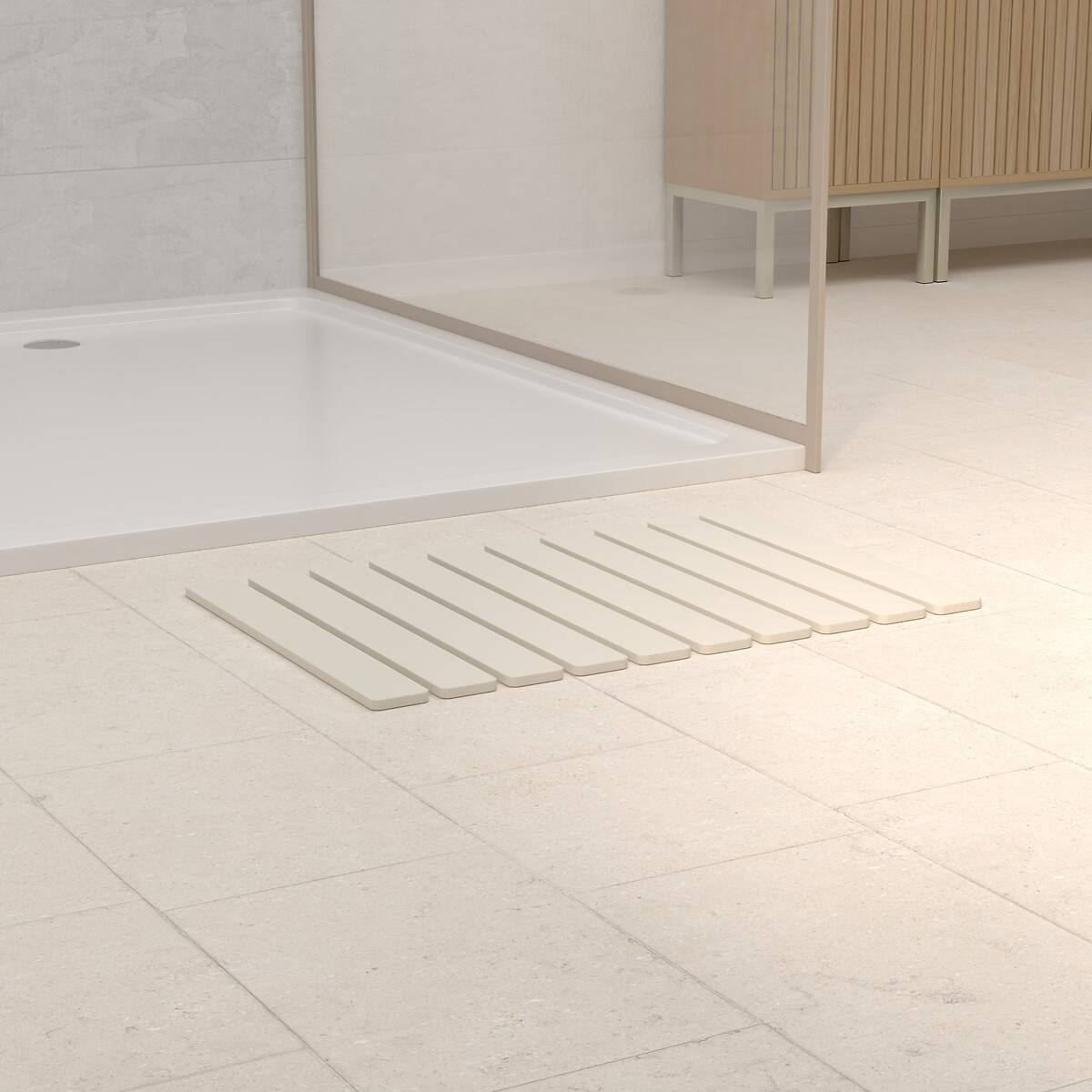 Caillebotis 60x39x0,9 cm, argile 