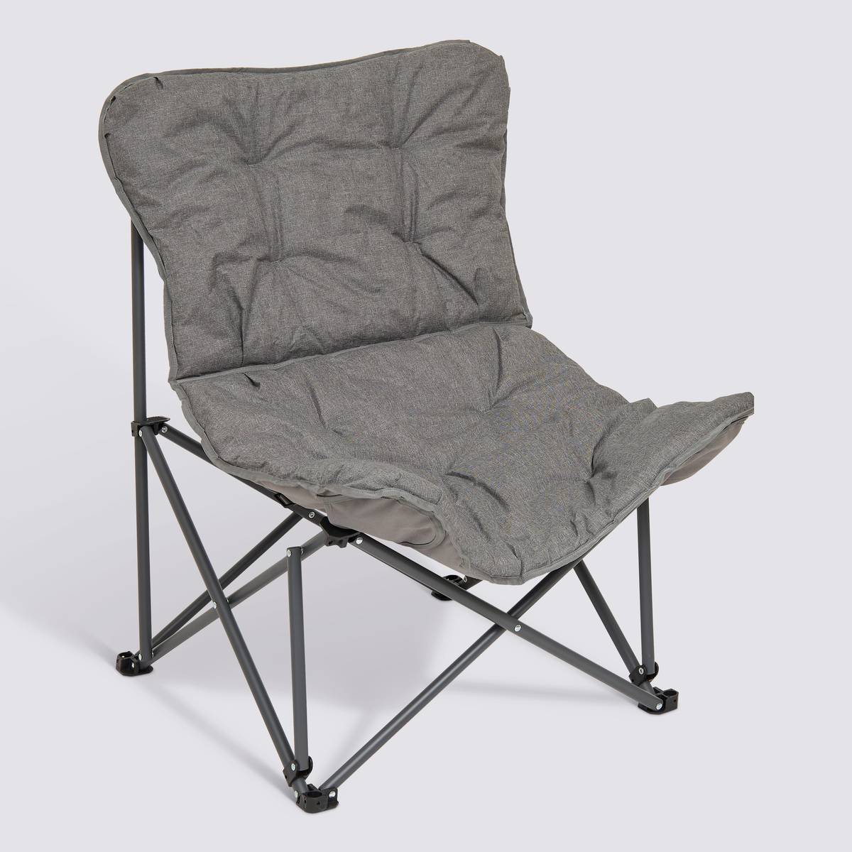 Fauteuil pli rembou anthra 