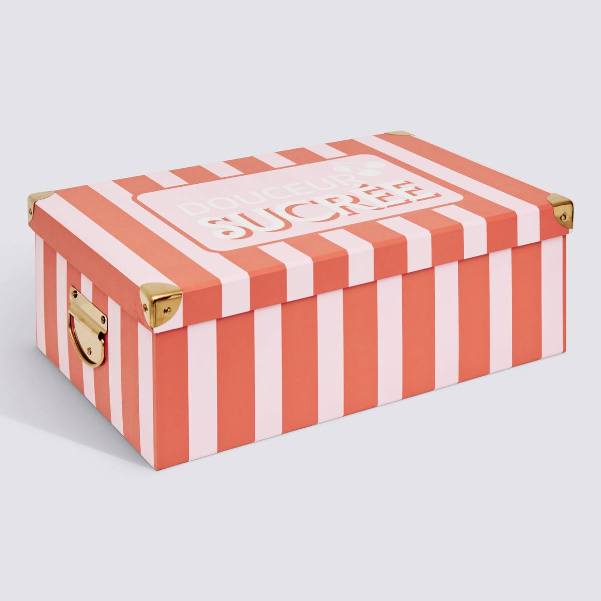 Lot de 4 boîtes de rangement, l.28/31,5/36/40 cm, multicolore Box'