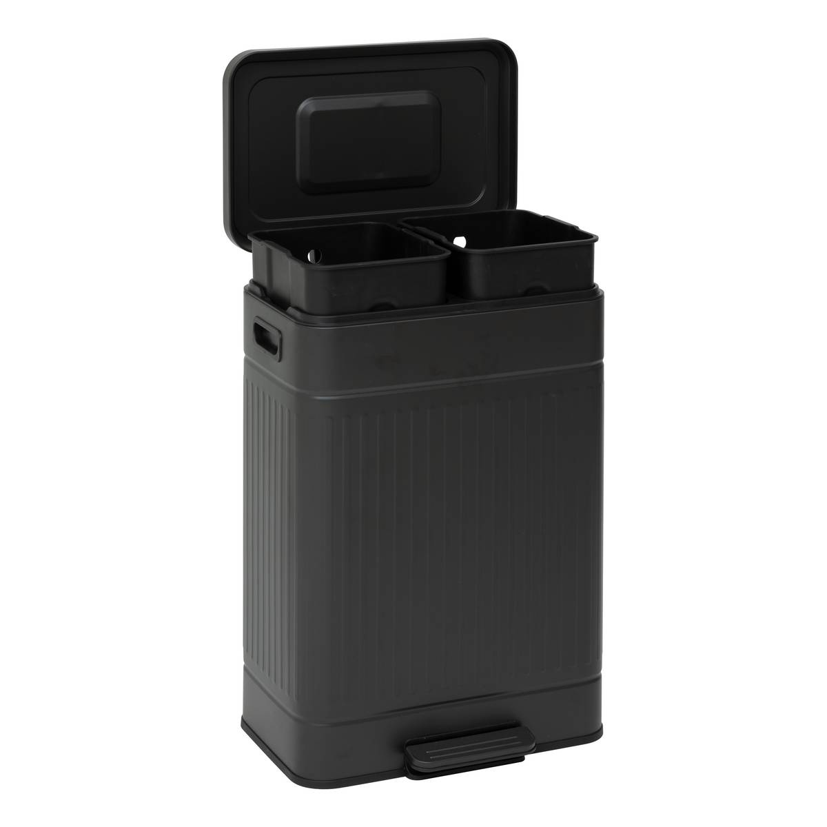 Poubelle 27 l, noir Nova