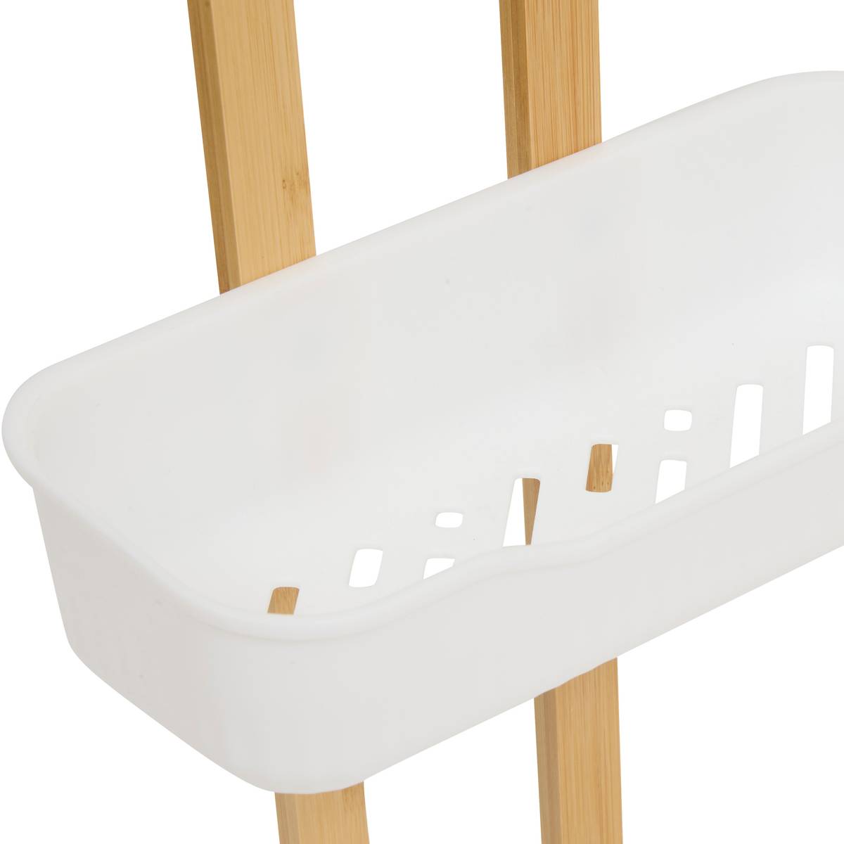 Serviteur de douche, 1, niveaux, blanc 