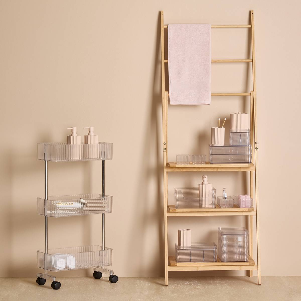 Organiseur, 15,2x10,5x22,5 cm, transparent Plastor