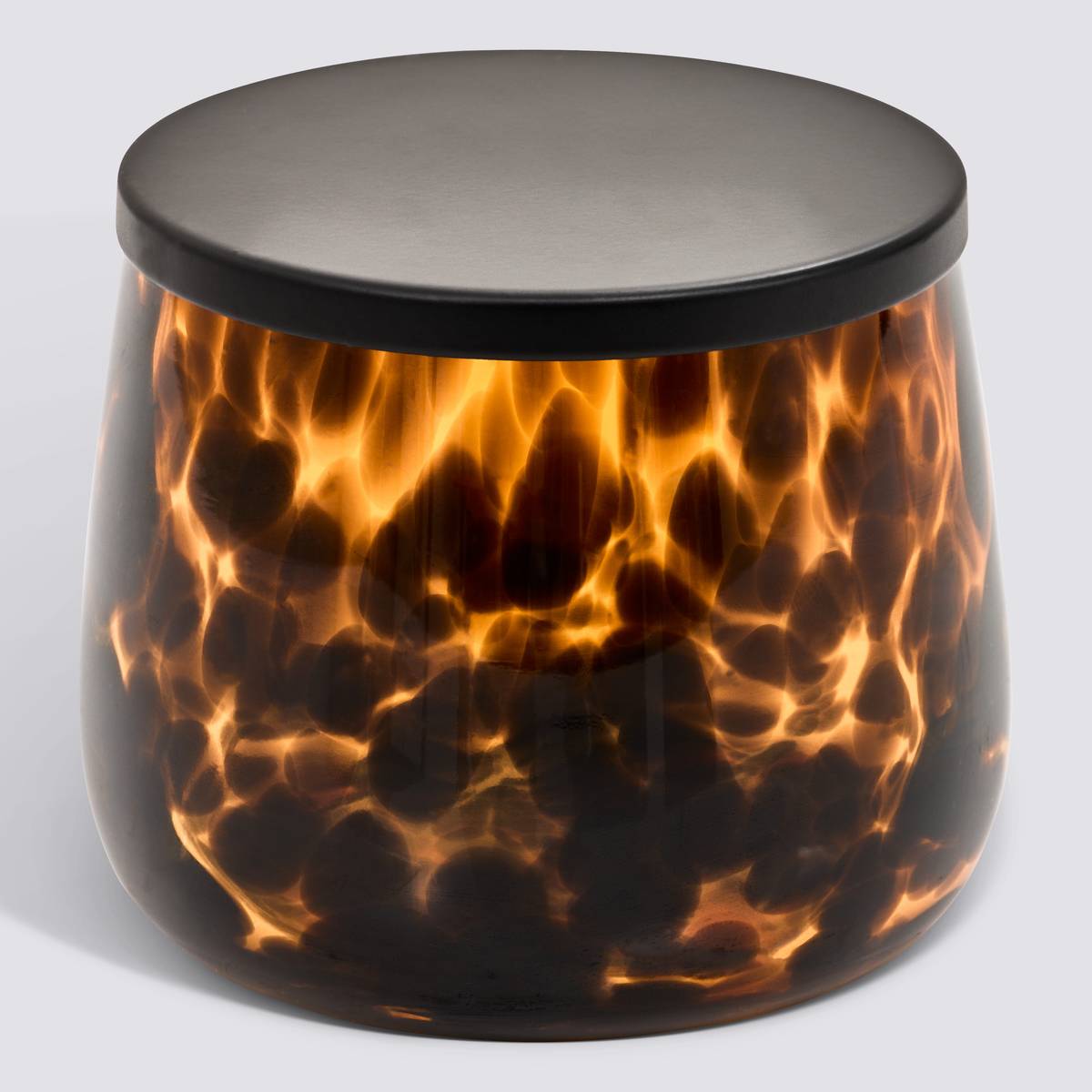 Pot à cotons, marron Dotty