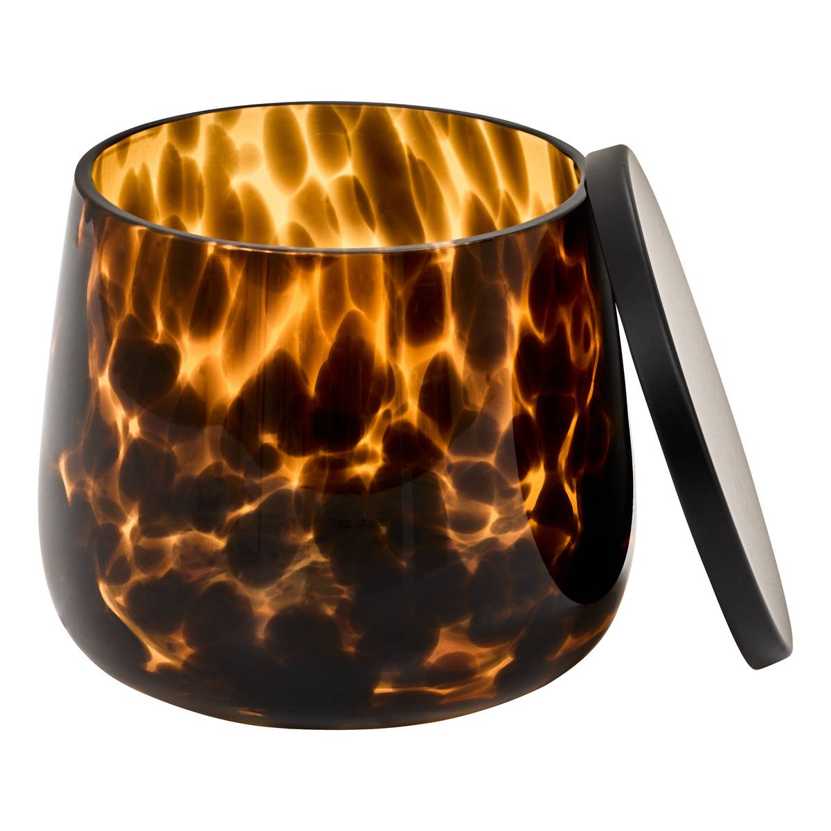 Pot à cotons, marron Dotty