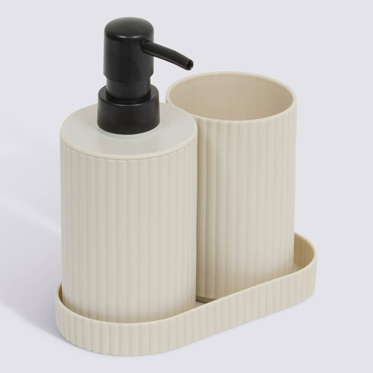 Accessoires de salle de bain, 300 ml, beige 