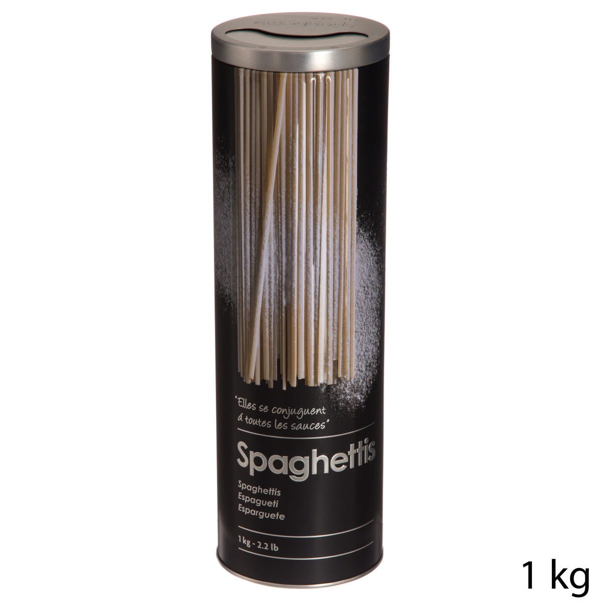 Lot de 2 boîtes de conservation, 1kg Black edition