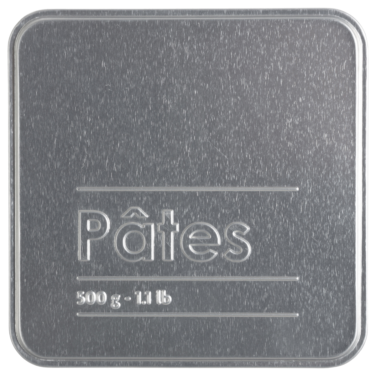 Lot de 4 boîtes de conservation, 0,5/1/1,2/1,5kg Black edition