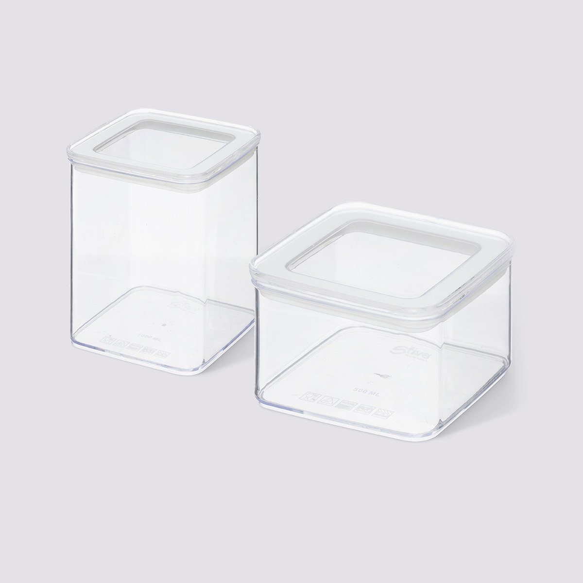 Lot de 2 boîtes de conservation hermétique, 0,5/1l Eske