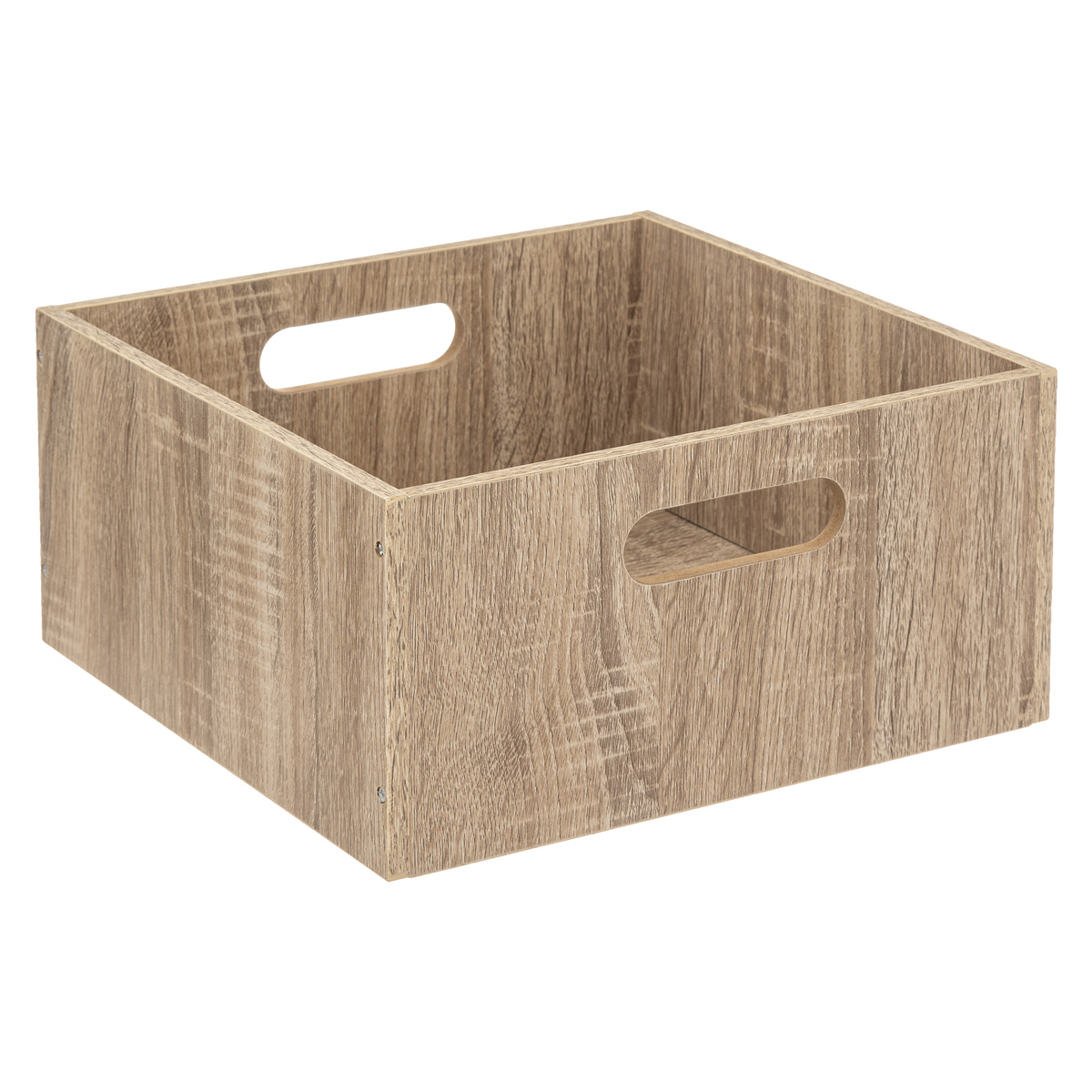 Lot de 2 paniers de rangement, effet chêne naturel, plusieurs dimensions Mix'n modul