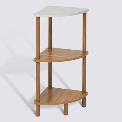 Etagère, angle, 2 étagères Come