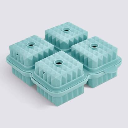 Bac à glaçons, 4 glaçons 