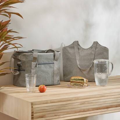 Sac isotherme 35 l, gris 