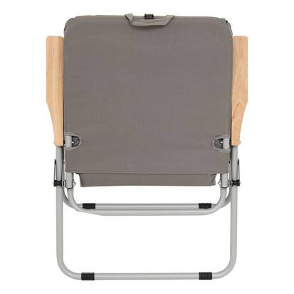 Fauteuil de camping pliant, gris anthracite 