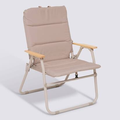 Fauteuil de camping pliant, argile 