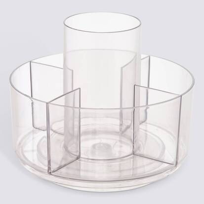 Organiseur, d.18 cm, transparent Selena