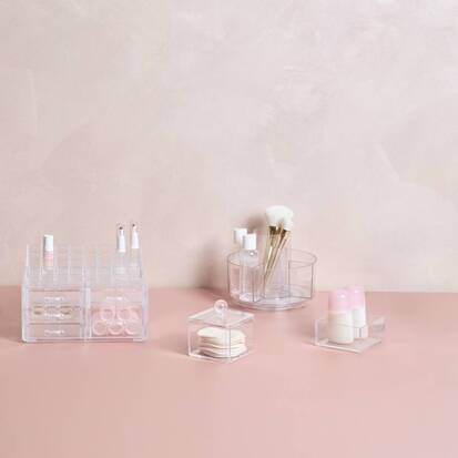 Organiseur, d.18 cm, transparent Selena