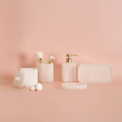 Plateau, 20,5x11,5x2,2 cm, blanc Cloudy