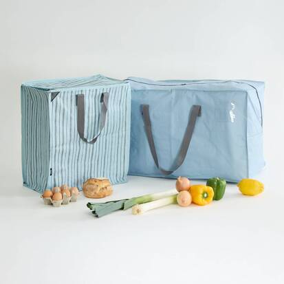 Sac de course 49 l, bleu 