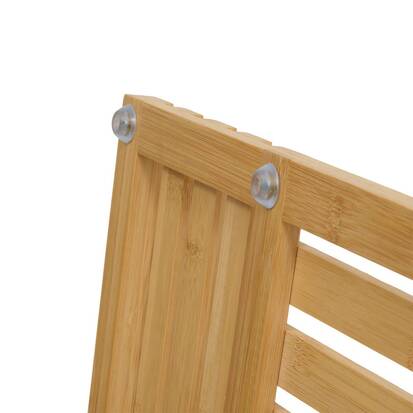 Caillebotis 55x33x2,5 cm, beige Bambou