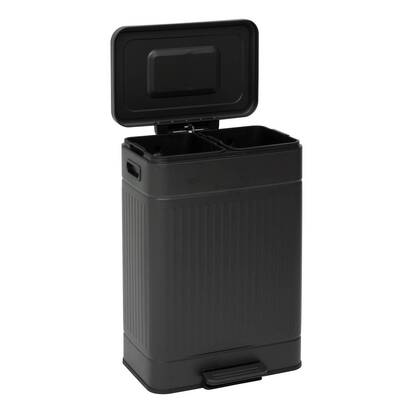 Poubelle 27 l, noir Nova