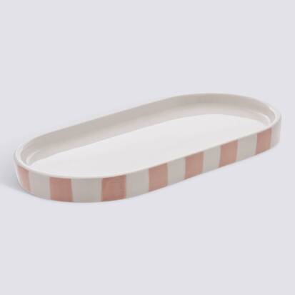 Plateau, 22,7x12x1,8 cm, rose Strio