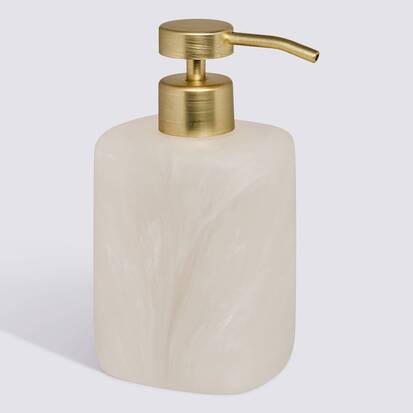 Distributeur à savon, 370 ml, blanc Cloudy