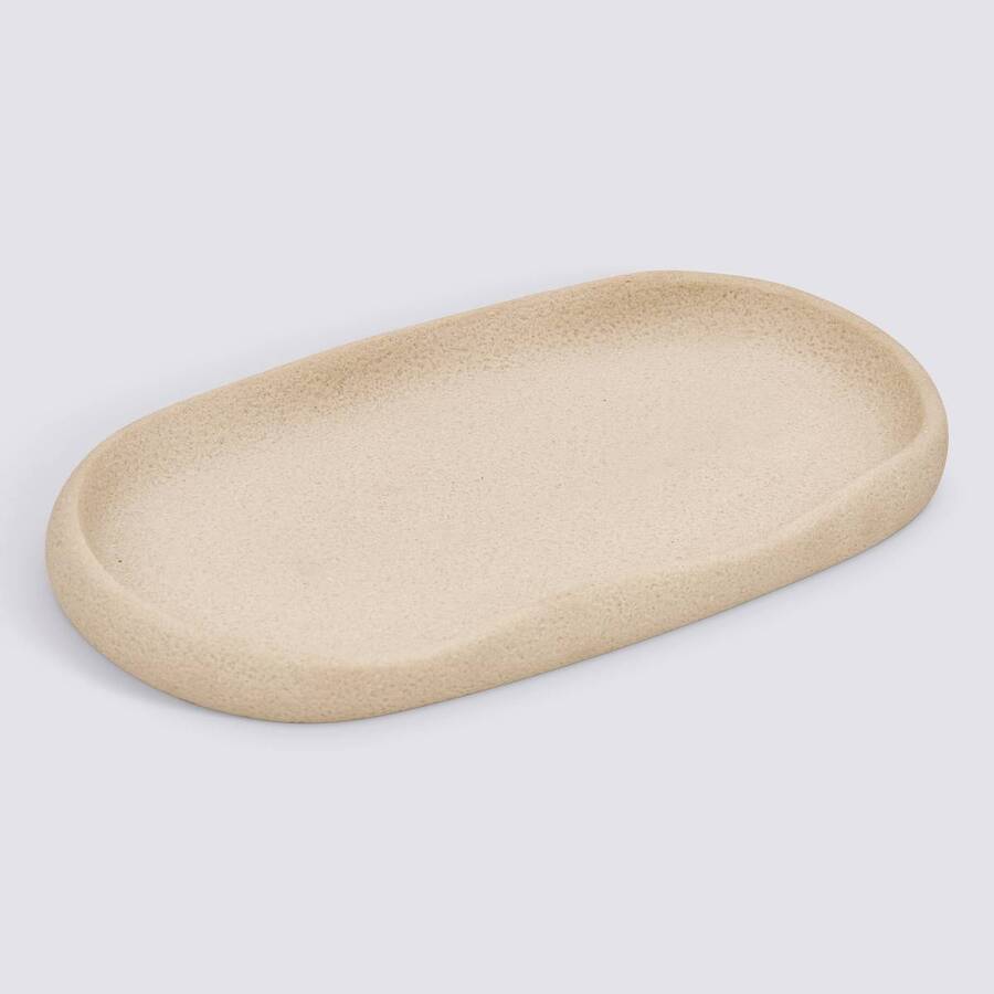 Plateau, 22,6x12,7x1,9 cm, beige Oleya