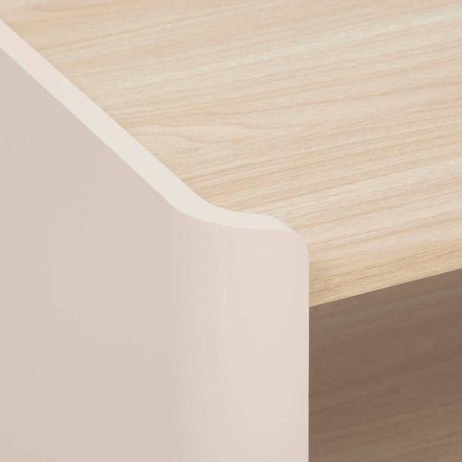 Table basse, blanc ivoire Roundy