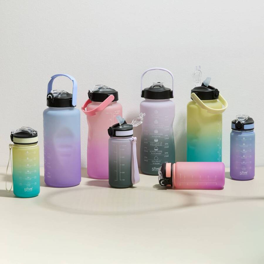 Bouteille avec paille, 0,6l